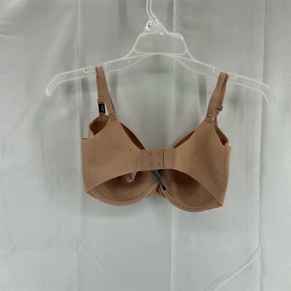 Victoria's Secret 32DDD Lined Demi Bra Beige Smooth Plunge  NWT Flaw - Picture 3 of 11